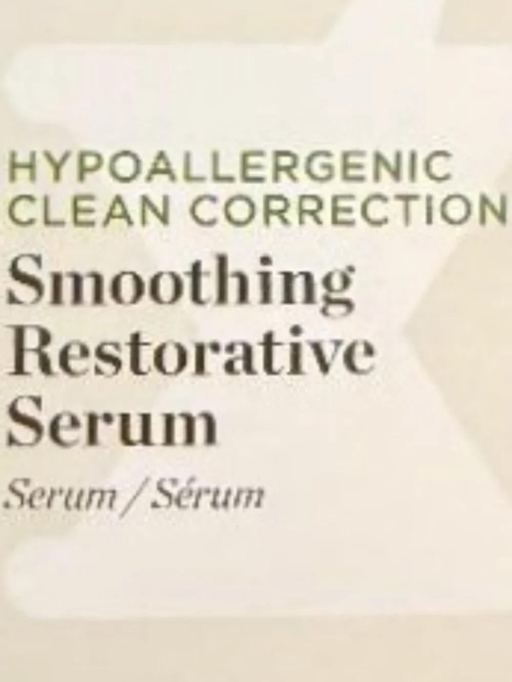 NEW PERRICONE MD SMOOTHING RESTORATIVE SERUM / HYPOALLERGENIC CLEAN CORRECTION